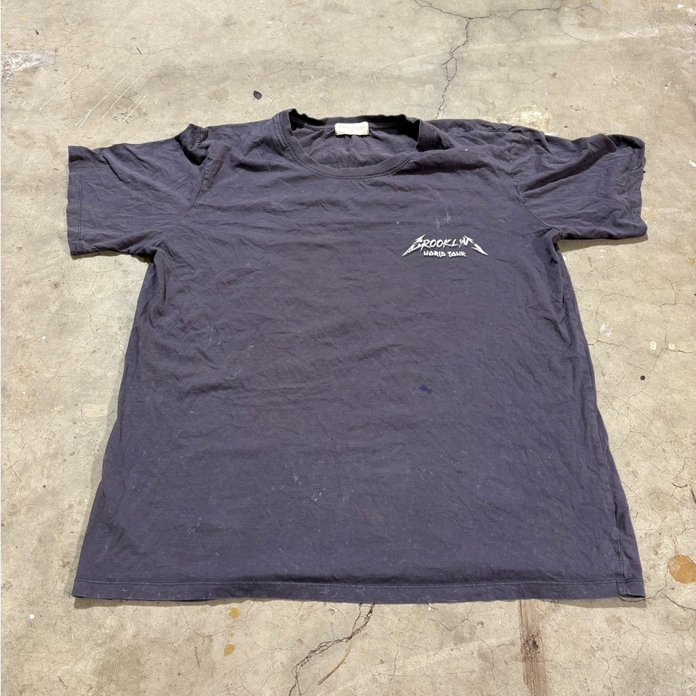 vintage metallica world tour tee